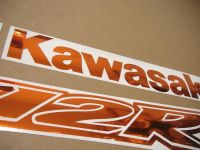 Kawasaki ZX-12R - Chrome-Orange - Custom-Decalset