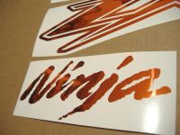 Kawasaki ZX-12R - Chrome-Orange - Custom-Decalset