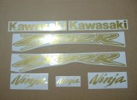 Kawasaki ZX-12R - Brushed-Gold - Custom-Decalset