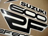 Suzuki RF 600R 1995 - Yellow Version - Decalset