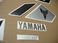 Yamaha MT-03 2016 - Schwarze Version - Dekorset