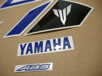 Yamaha MT-03 2016 - Weiß/Blaue Version - Dekorset