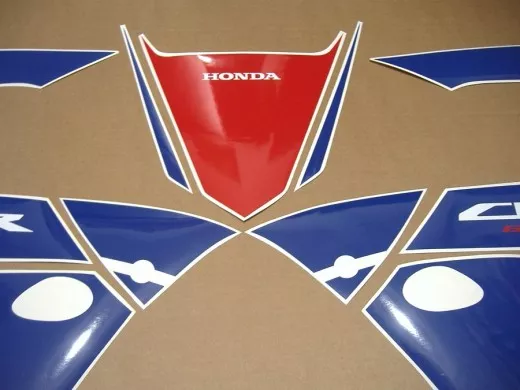 Honda CBR 600RR 2013 - Weiß/Rot/Blaue Version - Dekorset