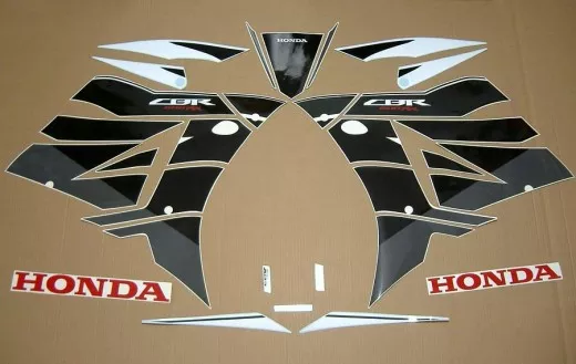 Honda CBR 600RR 2016 - Weiß/Schwarze Version - Dekorset