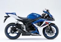 Suzuki GSX-R 600 2007 - Blau/Weiße Version - Dekorset