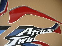 Honda CRF 1000L Africa Twin 2015 - Weiß/Rot/Blaue Version - Dekorset