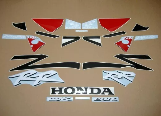 Honda CBR 954RR 2003 - Schwarz/Rote Version - Dekorset