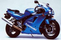 Kawasaki ZXR 750 1993 - Blaue Version - Dekorset