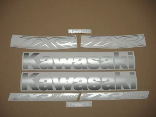 Kawasaki ZXR 750 1993 - Blaue Version - Dekorset