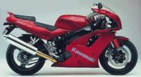 Kawasaki ZXR 750 1993 - Red Version - Decalset