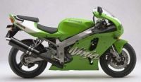 Kawasaki ZX-7R 2000 - Green Version - Decalset