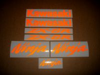 Kawasaki ZX-6R - Reflektierend Orange - Custom-Dekorset