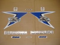 Suzuki GSX-R 600 2008 - Weiße Version - Dekorset