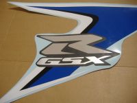 Suzuki GSX-R 600 2008 - Weiße Version - Dekorset