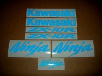 Kawasaki ZX-10R - Reflektierend Blau - Custom-Dekorset