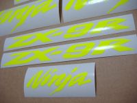 Kawasaki ZX-9R - Neon-Gelb - Custom-Dekorset