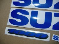 Suzuki GSX-R 1000 - Reflektierend Blau - Custom-Dekorset