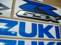 Suzuki GSX-R 1000 - Reflektierend Blau - Custom-Dekorset