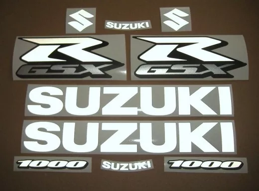 Suzuki GSX-R 1000 - Reflektierend Weiß - Custom-Dekorset