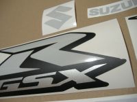 Suzuki GSX-R 1000 - Reflektierend Weiß - Custom-Dekorset