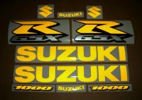 Suzuki GSX-R 1000 - Reflektierend Gelb - Custom-Dekorset