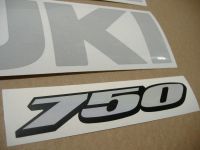 Suzuki GSX-R 750 - Reflective White - Custom-Decalset