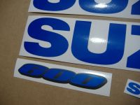 Suzuki GSX-R 600 - Reflektierend Blau - Custom-Dekorset