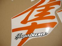 Suzuki Hayabusa 1999-2007 - Reflektierend Orange - Custom-Dekorset