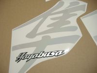 Suzuki Hayabusa 1999-2007 - Reflektierend Weiß - Custom-Dekorset