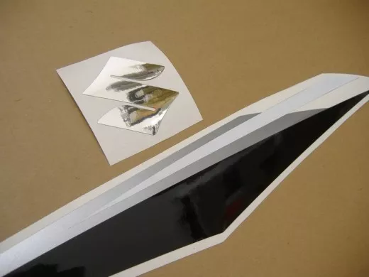 Suzuki GSX-R 600 2009 - Orange/Schwarze Version - Dekorset