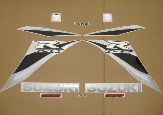 Suzuki GSX-R 600 2009 - Orange/Schwarze Version - Dekorset