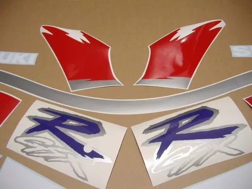 Suzuki GSX-R 750 1993 - Rot/Weiße Version - Dekorset