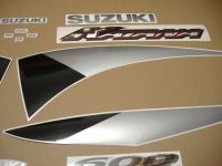 Suzuki GSX-F 600 Katana 2000 - Blaue US Version - Dekorset