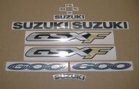 Suzuki GSX-F 600 Katana 2000 - Rote EU Version - Dekorset