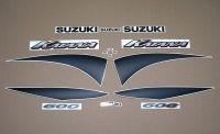 Suzuki GSX-F 600 Katana 2001 - Gelbe US Version - Dekorset