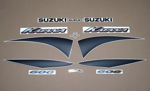 Suzuki GSX-F 600 Katana 2001 - Gelbe US Version - Dekorset