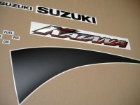 Suzuki GSX-F 600 Katana 2001 - Gelbe US Version - Dekorset