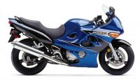 Suzuki GSX-F 600 Katana 2002 - Blau/Schwarze EU Version - Dekorset