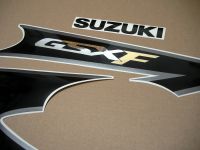 Suzuki GSX-F 600 Katana 2003 - Gelb/Schwarze EU Version - Dekorset