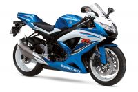 Suzuki GSX-R 600 2009 - White/Blue Version - Decalset