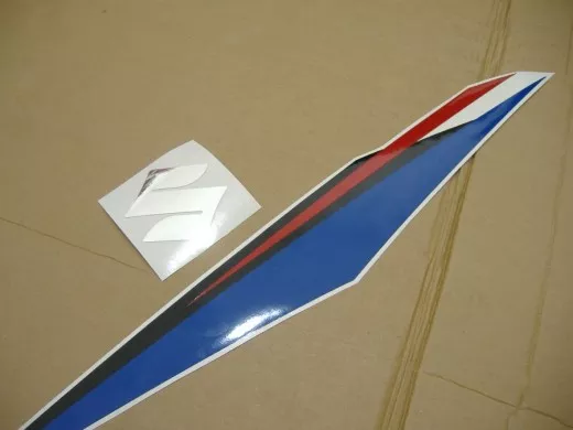 Suzuki GSX-R 600 2009 - Weiß/Blaue Version - Dekorset