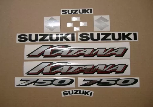 Suzuki GSX-F 750 Katana 2004 - Titangrau US Version - Dekorset