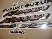 Suzuki GSX-F 750 Katana 2004 - Titangrau US Version - Dekorset