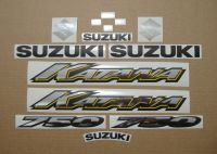 Suzuki GSX-F 750 Katana 2005 - Blaue US Version - Dekorset