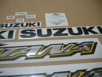 Suzuki GSX-F 750 Katana 2005 - Blaue US Version - Dekorset