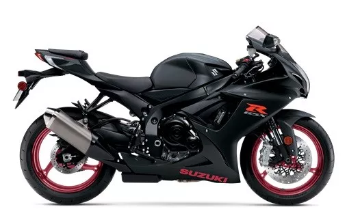 Suzuki GSX-R 600 2017 - Schwarze Version - Dekorset