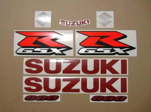 Suzuki GSX-R 600 2017 - Schwarze Version - Dekorset
