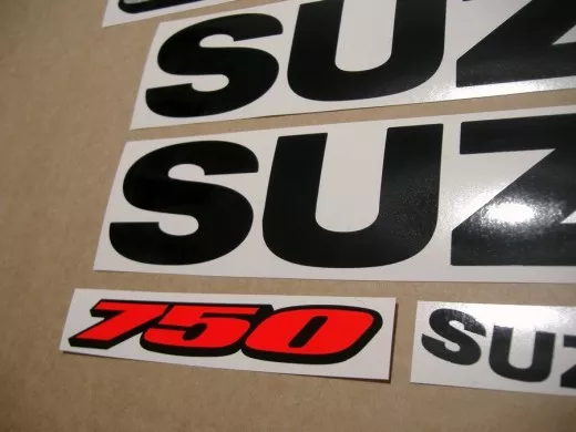 Suzuki GSX-R 750 2014 - Weiß/Blaue Version - Dekorset