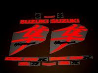 Suzuki Hayabusa 2008-2015 - Reflective Red - Custom-Decalset