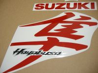 Suzuki Hayabusa 2008-2015 - Reflektierend Rot - Custom-Dekorset